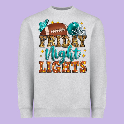 Friday Night Lights American Football Heavyweight Sweatshirt Designed By Zillion Design Studio