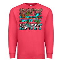 Cardinal western howdy howdy howdy Premium Sweatshirt - NancyCooperArtShop