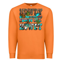 Carrot western howdy howdy howdy Premium Sweatshirt - NancyCooperArtShop