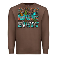 Chestnut western howdy howdy howdy Premium Sweatshirt - NancyCooperArtShop