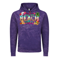 Cloud Purple beach vibes Vintage Hoodie - texasbilliewilder