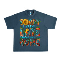 Midnight Navy sorry i am late i didnt want to come Urban Heavy Tee - HRA Design Shop