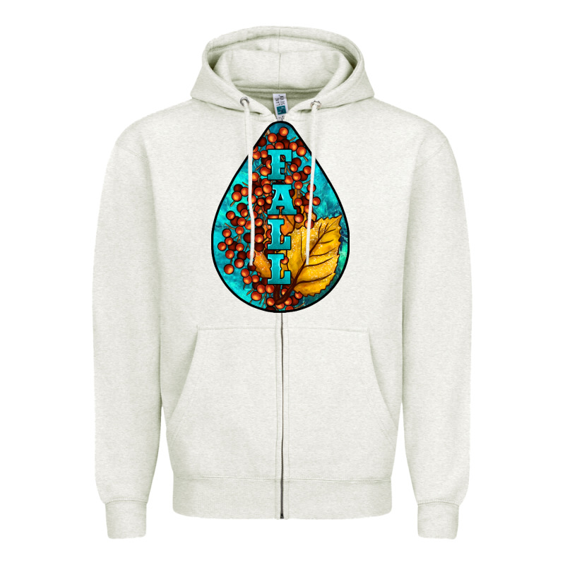 Fall Teardrop Zipper Hoodie by LillyAllenDesigns | Teevron