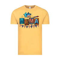 Vintage Mustard All American Mama 4th of July Vintage Tee - CowGirlArtShop