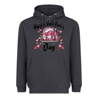 Smoke happy valentine's day gnome truck Heavyweight Hoodie - MaliasSmallBusiness