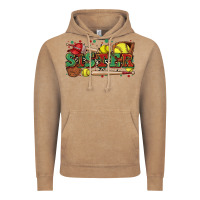 Vintage Coffee sister softball Vintage Hoodie - Zillion Design Studio