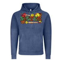Vintage Denim sister softball Vintage Hoodie - Zillion Design Studio