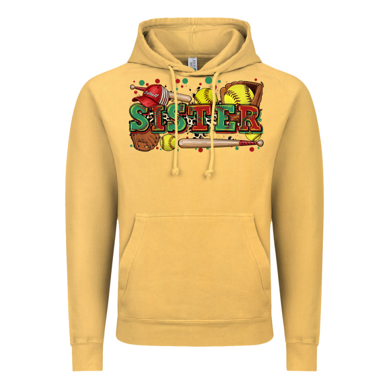Sister Softball Vintage Hoodie by Zillion Design Studio | Teevron