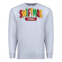 Heather Grey swiftmas season Premium Sweatshirt - MaliasSmallBusiness