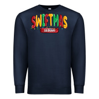 Navy swiftmas season Premium Sweatshirt - MaliasSmallBusiness