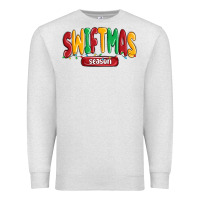 Oatmeal Heather swiftmas season Premium Sweatshirt - MaliasSmallBusiness