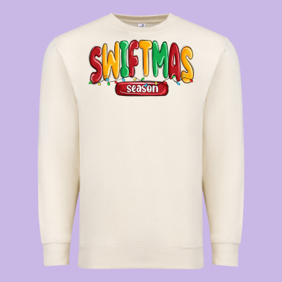 Swiftmas Season Premium Sweatshirt Designed By Maliassmallbusiness