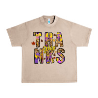 French Oak give thanks Urban Heavy Tee - CowhideDigitalArt