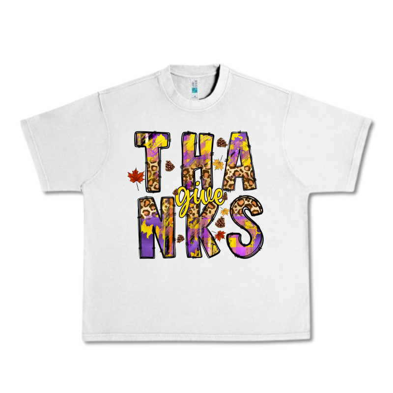 Give Thanks Urban Heavy Tee by CowhideDigitalArt | Teevron