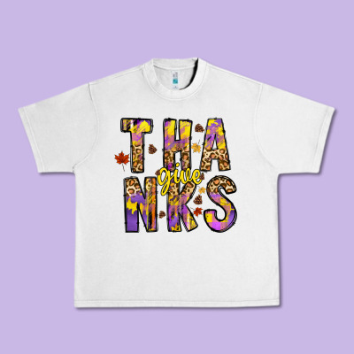 Give Thanks Urban Heavy Tee Designed By Cowhidedigitalart