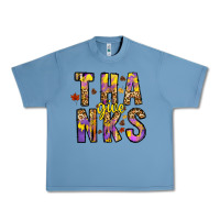 Pebble Blue give thanks Urban Heavy Tee - CowhideDigitalArt
