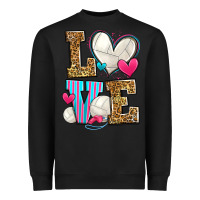 Black love volleyball Heavyweight Sweatshirt - Zillion Design Studio