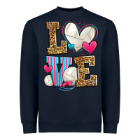 Navy love volleyball Heavyweight Sweatshirt - Zillion Design Studio
