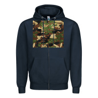 Navy camouflage glitter Zipper Hoodie - BarkalooDesign