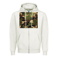 Oatmeal Heather camouflage glitter Zipper Hoodie - BarkalooDesign