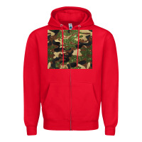 Red camouflage glitter Zipper Hoodie - BarkalooDesign