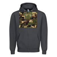 Smoke camouflage glitter Zipper Hoodie - BarkalooDesign