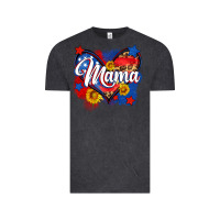 Vintage Black American mama heart Vintage Tee - Neo Western