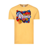 Vintage Mustard American mama heart Vintage Tee - Neo Western