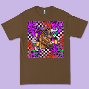 Halloween Horse Premium Tee Designed By Barkaloodesign