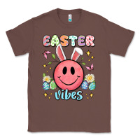 Chestnut easter vibes smiley face Classic Tee - Artiststas