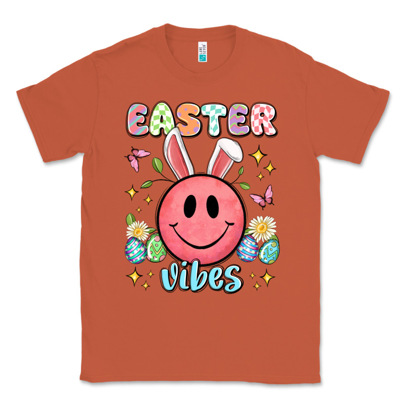Easter Vibes Smiley Face Classic Tee by Artiststas | Teevron