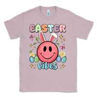 Lilac easter vibes smiley face Classic Tee - Artiststas