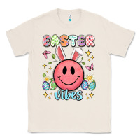Natural easter vibes smiley face Classic Tee - Artiststas