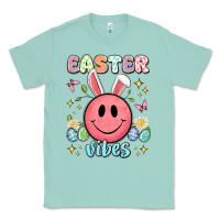 Seafoam easter vibes smiley face Classic Tee - Artiststas