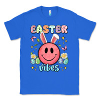 True Royal easter vibes smiley face Classic Tee - Artiststas