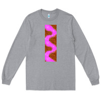 Heather Grey halloween pink pen wraps Long Sleeve Tee - BundleAndBundleShop
