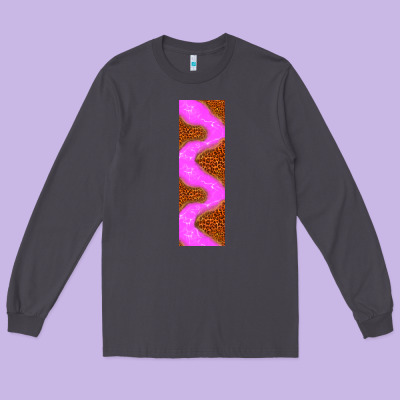 Halloween Pink Pen Wraps Long Sleeve Tee Designed By Bundleandbundleshop