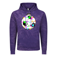 Cloud Purple Christmas soccer Vintage Hoodie - RanaPortraitStore