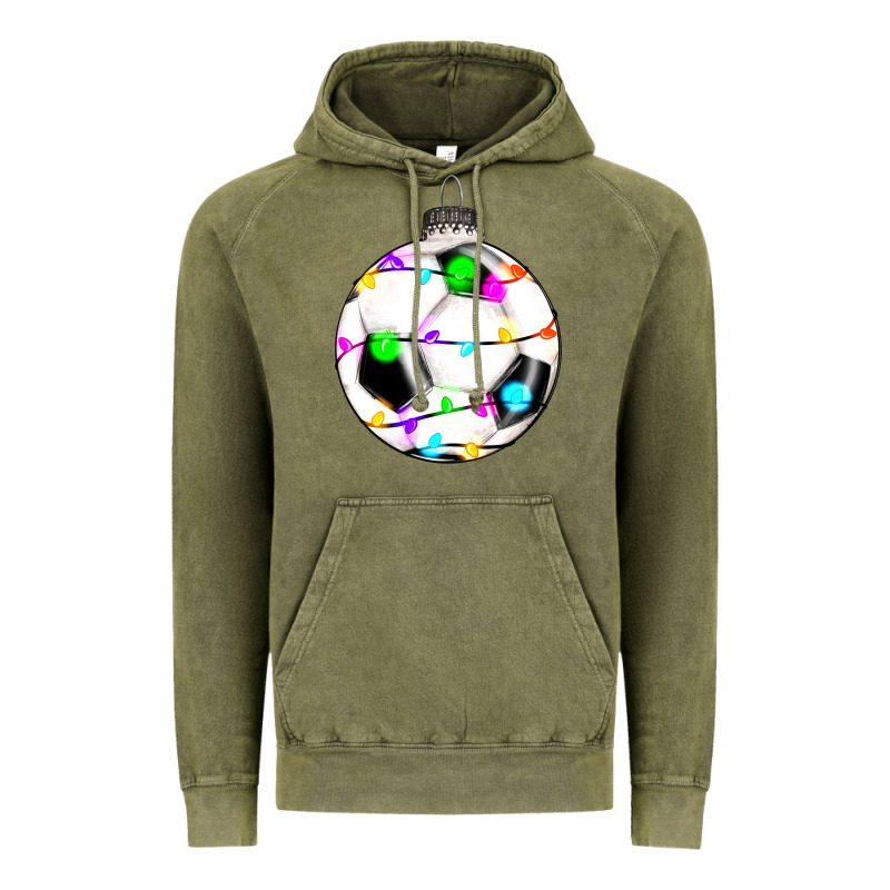 Christmas Soccer Vintage Hoodie by RanaPortraitStore | Teevron