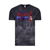 Cloud Black American Mama 4th of july Vintage Tee - CowGirlArtShop
