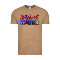 Vintage Coffee American Mama 4th of july Vintage Tee - CowGirlArtShop