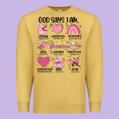 Funny Valentines Premium Sweatshirt Designed By Maliassmallbusiness