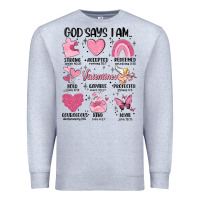 Heather Grey funny valentines Premium Sweatshirt - MaliasSmallBusiness