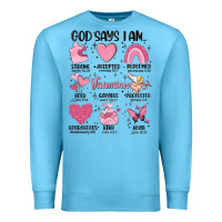 Ocean Blue funny valentines Premium Sweatshirt - MaliasSmallBusiness