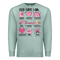 Seafoam funny valentines Premium Sweatshirt - MaliasSmallBusiness