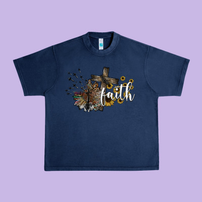 Faith Urban Heavy Tee Designed By Sublimationcraftshop