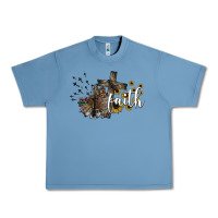 Pebble Blue faith Urban Heavy Tee - SublimationCraftShop