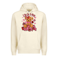 Sandshell little miss valentine teddy bear Premium Hoodie - LillyAllenDesigns