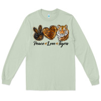 Matcha peace love tigers head Long Sleeve Tee - JahusDesignShop