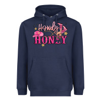 Navy howdy honey Heavyweight Hoodie - MaliasSmallBusiness